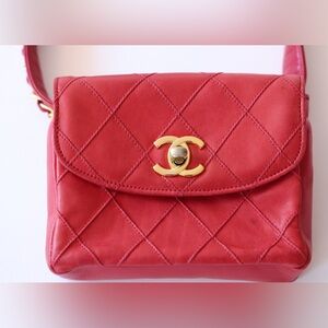 Chanel Belt Bag Red Calfskin